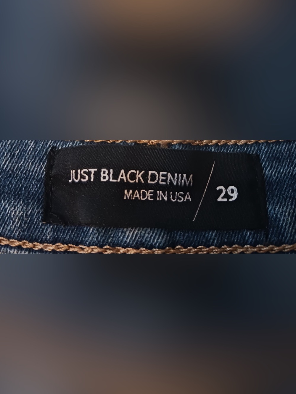 Just Black Denim Jeans/Just Black Denim Ripped Frayed Hem Skinny Jean - Picture 7 of 9